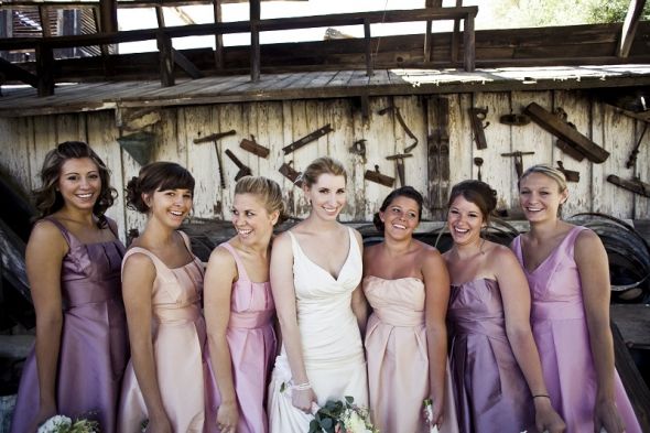 Fav photo on you and your girls on your wedding day.... :  wedding BM 1