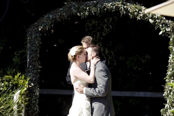 Married Ladies - You May Kiss the Bride Pics! :  wedding Matt  Ashley Wedding 640