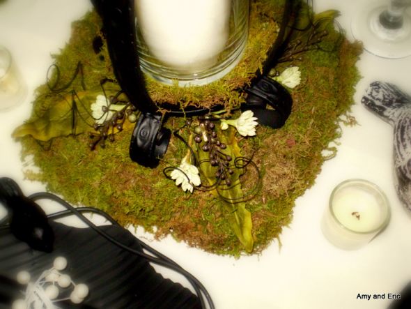 Centerpiece for outdoor wedding...What do you think? :  wedding rustic centerpiece birdcage candle lantern P6120017 1
