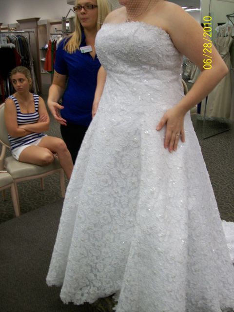 Stuck On Deciding a Dress :  wedding dress wedding gown davids bridal Beads