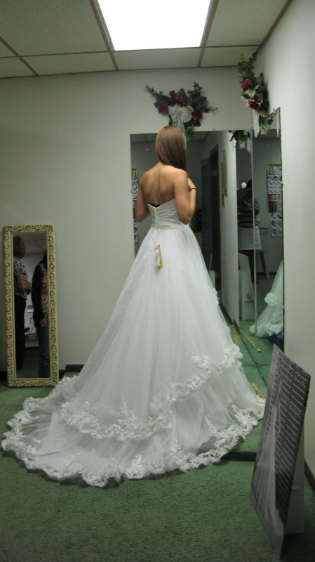 Post the first dress you ever tried, the runner up dress, and THE dress! :  wedding dress d1170 essence of australia IMG 0146