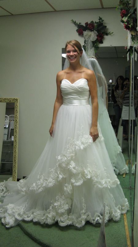 Post the first dress you ever tried, the runner up dress, and THE dress! :  wedding dress d1170 essence of australia IMG 0160
