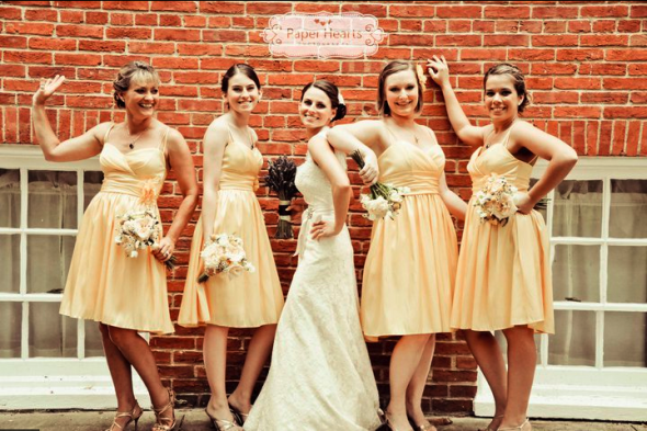 My Honey & Lavender wedding Pt. 2: The Good Stuff (I LOVE these pics!) :  wedding paper hearts photography annapolis honey and lavender lace dress yellow bridesmaid dresses Bridalpartybrick