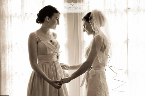 My Honey & Lavender wedding Pt. 2: The Good Stuff (I LOVE these pics!) :  wedding paper hearts photography annapolis honey and lavender lace dress yellow bridesmaid dresses Sisters