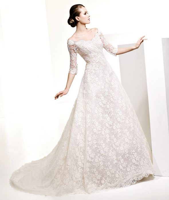 I need HELP deciding on a sleeve length.... :  wedding dress sleeves plus size 1 body type Chiara 0vorne 2010