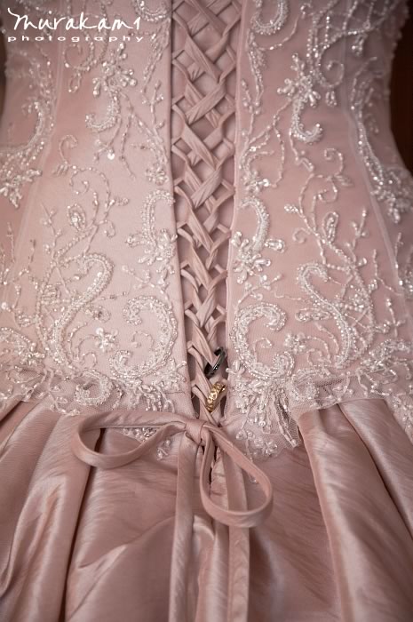 Post a pic of your favorite COLORED dress here please :) : wedding dress non white 1 colored Cd Pink Wedding Dress Detail7