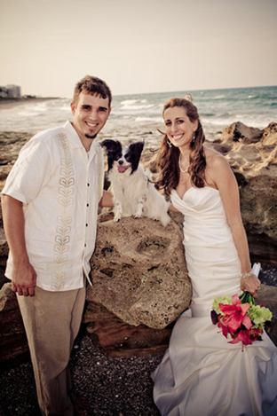 How did you bring your pet into the wedding? :  wedding cat pet wedding Wedding WithJosie01