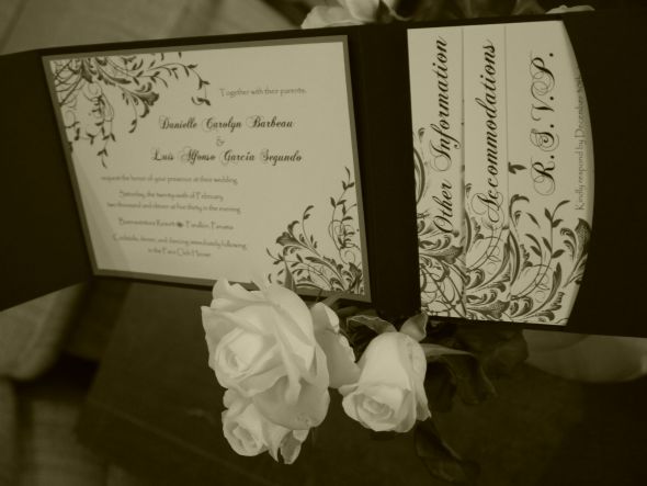 Lets see those DIY invites! :  wedding Invite English