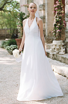 cathedral veil? :  wedding cathedral veil simple dress V9621