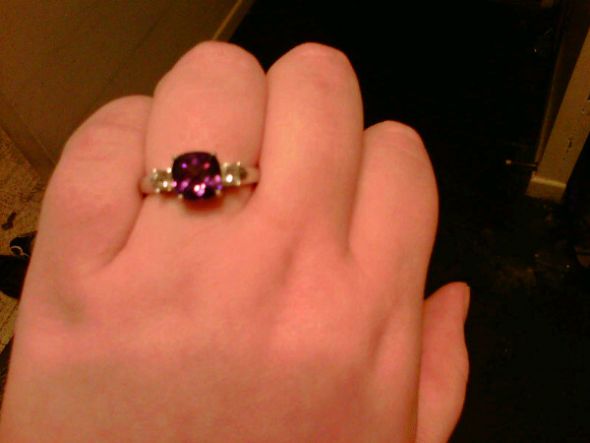 carat size for 3 stone :  wedding 3 stone 1 carat size center stone princess cut Ring2