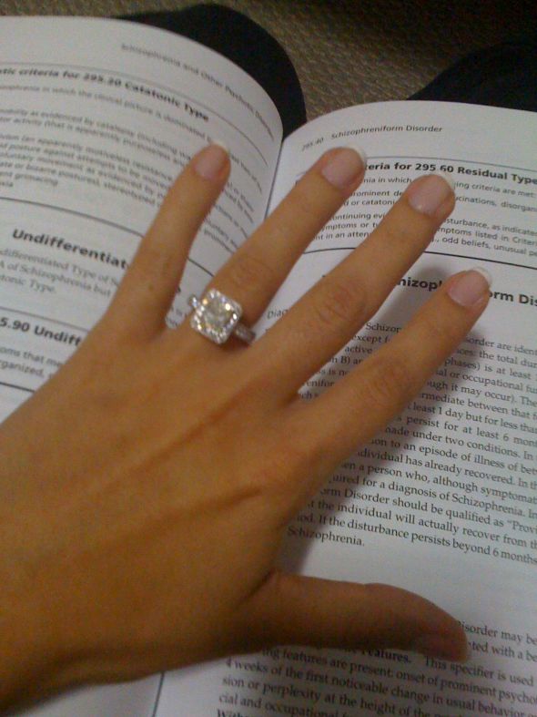He asked me if I would mind a recycled ring :  wedding engagment ring propsoal reused recycled 046