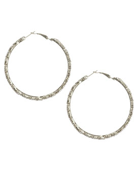 What jewelry are your bridesmaids wearing? :  wedding Rhinestone Hoops