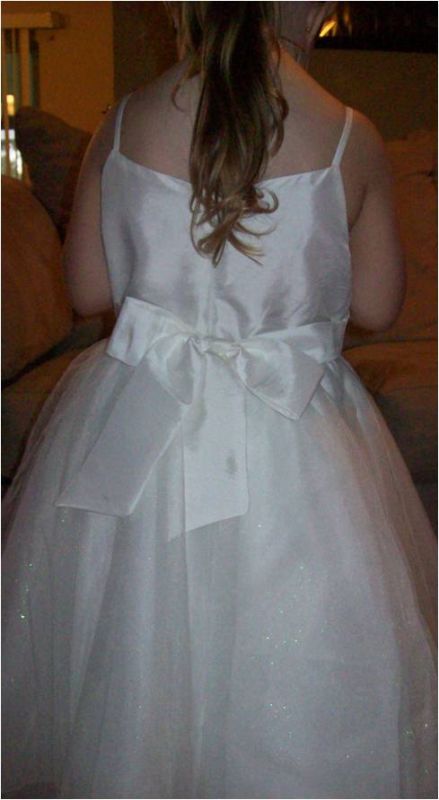 Ivory flowergirl dress size 6 (6 pictures) :  wedding ivory Picture2
