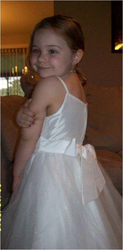 Ivory flowergirl dress size 6 (6 pictures) :  wedding ivory Picture3