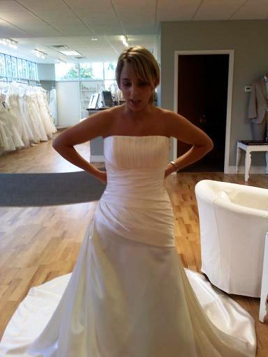 show off your bridal dress!!! :  wedding Frontfaraway