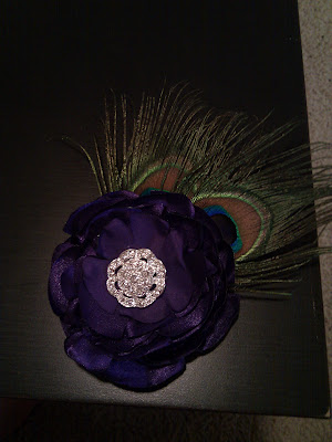 My Peacock Hair Fascinator