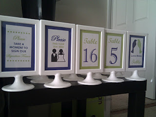 Photo Wedding Table Numbers on Signage  Table Numbers  Signs  Etc     Weddingbee Diy Projects