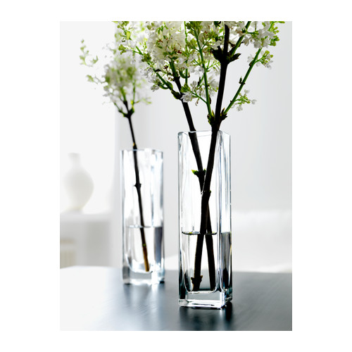 15 Brand New Clear Glass Rectangular Vase wedding vase glass clear 
