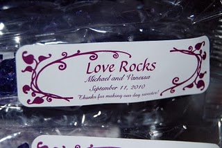 Love Rocks - Candy Favors :  wedding diy favors rock candy Label