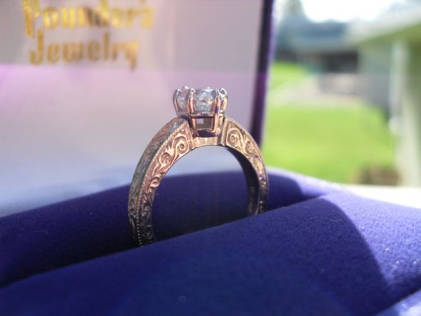 Engraved engagement rings :  wedding Engraved 2