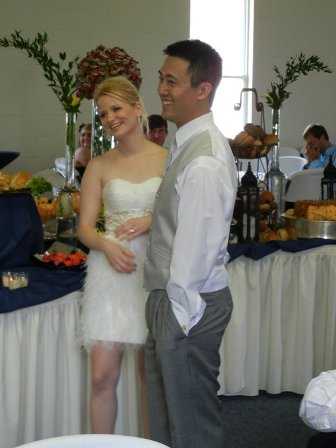 Show me your: INSANELY HAPPY/ REAL SMILE (Engagement or Wedding) Photos :  wedding Reception Laugh