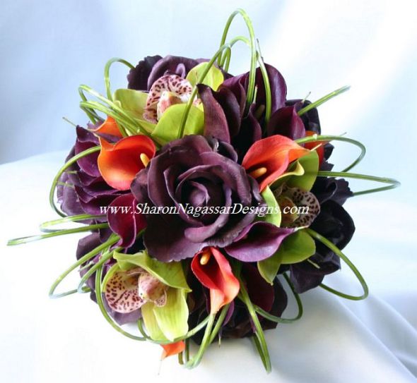 Colors for a fall wedding that are NOT red orange brown green 