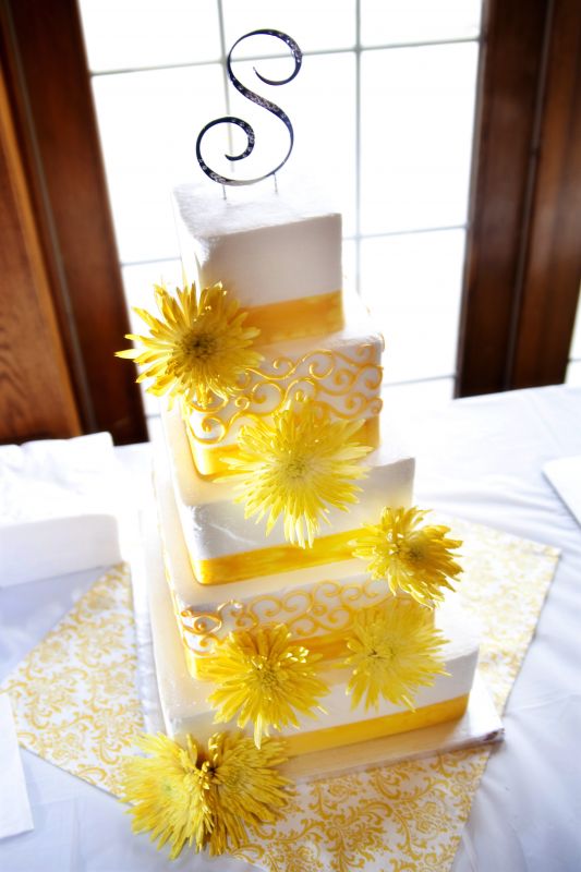 Pictures of your non-fondant cake... :  wedding cake buttercream fondant Cake