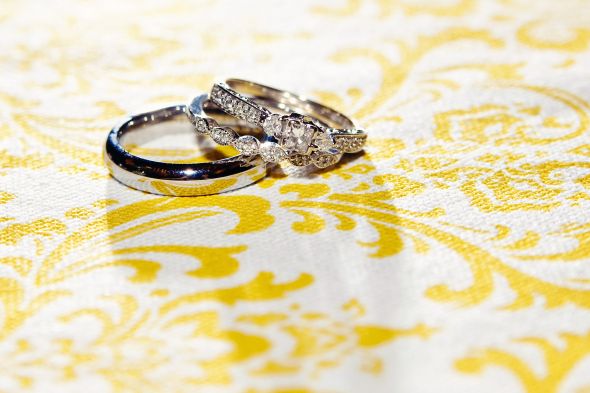 Show us pictures of your rings with your husbands/FI's ring! :  wedding wedding bands engagement rings yours your husbands rings Rings