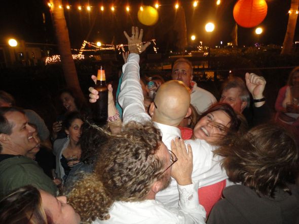 What's the 1 picture you feel completely captured the emotion of your day? :  wedding FRI PartyLastDance2