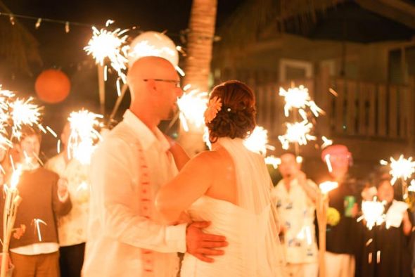 Sparkler send off... :  wedding diy sparkler IMG 7860