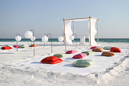 Beach Ceremony Decor Need ideas for simple decorations wedding beach 