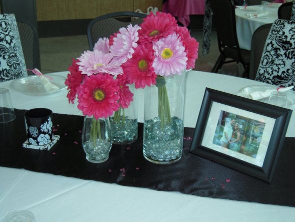 Hot Pink Fuchsia and Black Damask Themed Wedding Stuff for sale wedding 