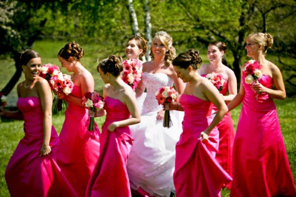 is there such thing as too much pink? : wedding Pink