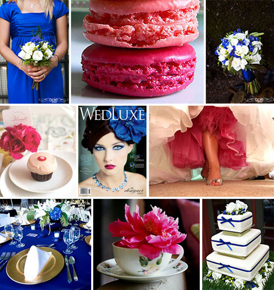 I love pink and blue Feedback on Wedding colors wedding reception decor 