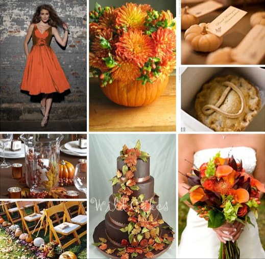 We're having a fall themed wedding Here's what we're planning