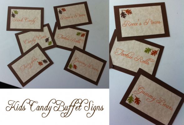 Fall wedding ideas! :  wedding Candysigns