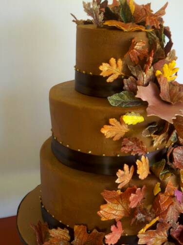 Please show me your Autumn/Halloween themed cakes/Inspiration! :  wedding halloween cake autumn Indexelement49 wedding cake Indexelement49 