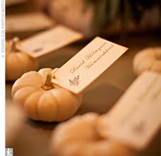 pumpkin inspiration please! :  wedding Place Cards