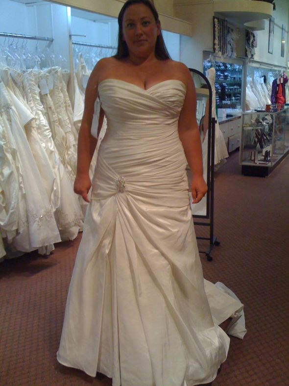 Any REAL pics of PLUS SIZE brides wearing Maggie Sottero??? :  wedding plus size 1 maggie sottero dress maggie sottero christina Maggie