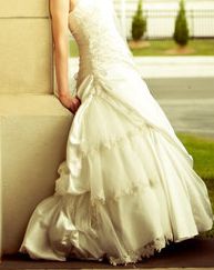 My fiance hates my dress? :  wedding dress emotional fiance Lace