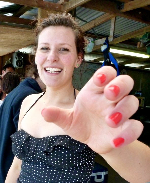 Do you get regular manicures?  Can I see them? :  wedding Rimmel Coralicious