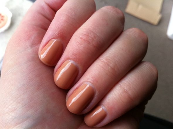 Do you get regular manicures?  Can I see them? :  wedding Shellac Cocoa