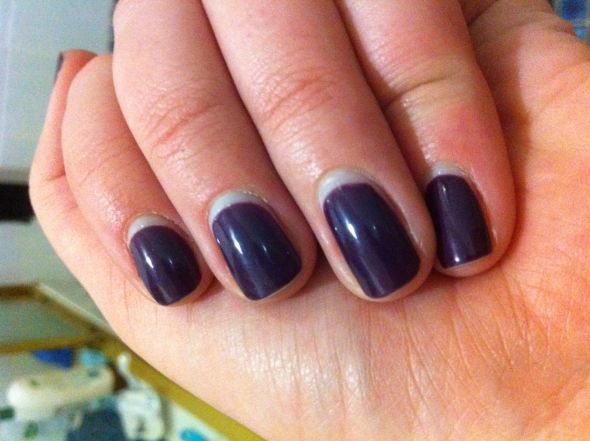 Do you get regular manicures?  Can I see them? :  wedding Shellac Rock Royalty