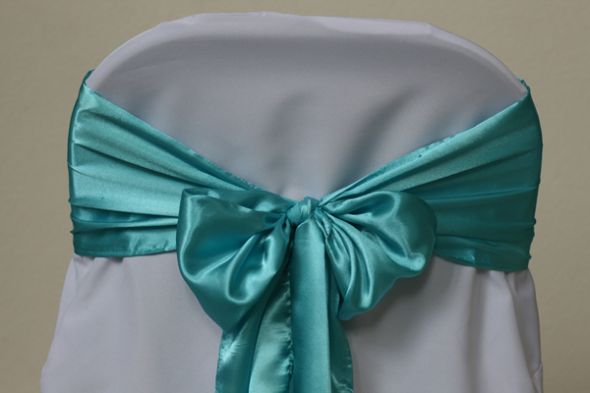 turquoise and brown candy table wedding