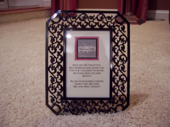 Bubbles and...? : wedding favors bubbles rock candy tubes Bubsign