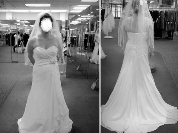 Any Average height/weight brides out there - post how you looked :  wedding Dress