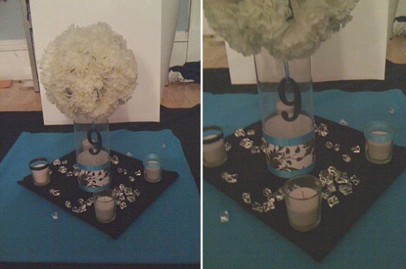 table mock up :  wedding table mock up center piece Mock