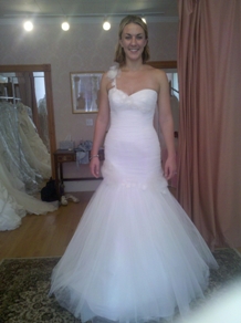 Post your WOW wedding dresses! :  wedding MY DRESS Front Smaller