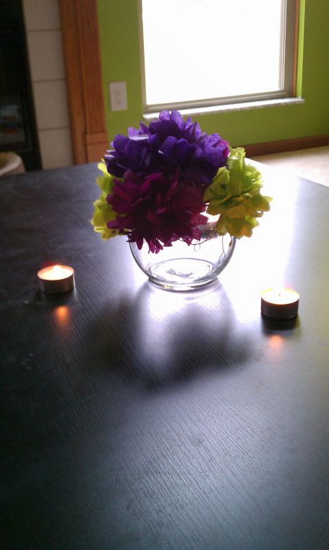 DIY paper brides... information is needed please! :) : wedding inexpensive pomanders paper flowers oragomi IMAG0258