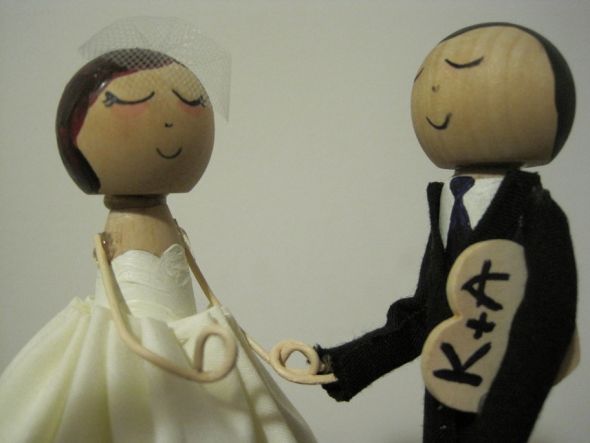DIY custom cake topper :  wedding diy custom cake topper black purple ivory cake reception Topper2a
